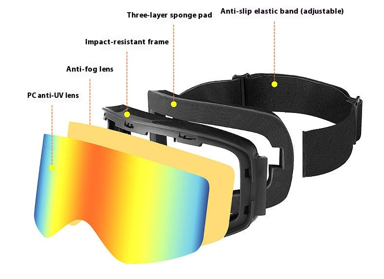 SnowGuard UltraView Performance Ski Goggles