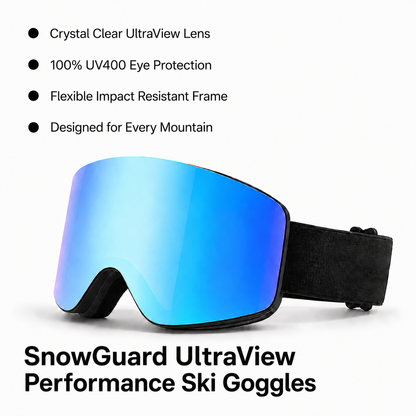 SnowGuard UltraView Performance Ski Goggles
